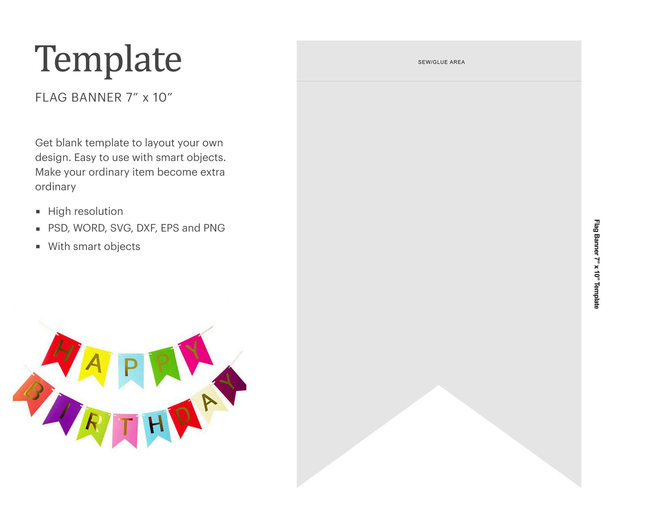 Detail Bunting Flag Template Nomer 30