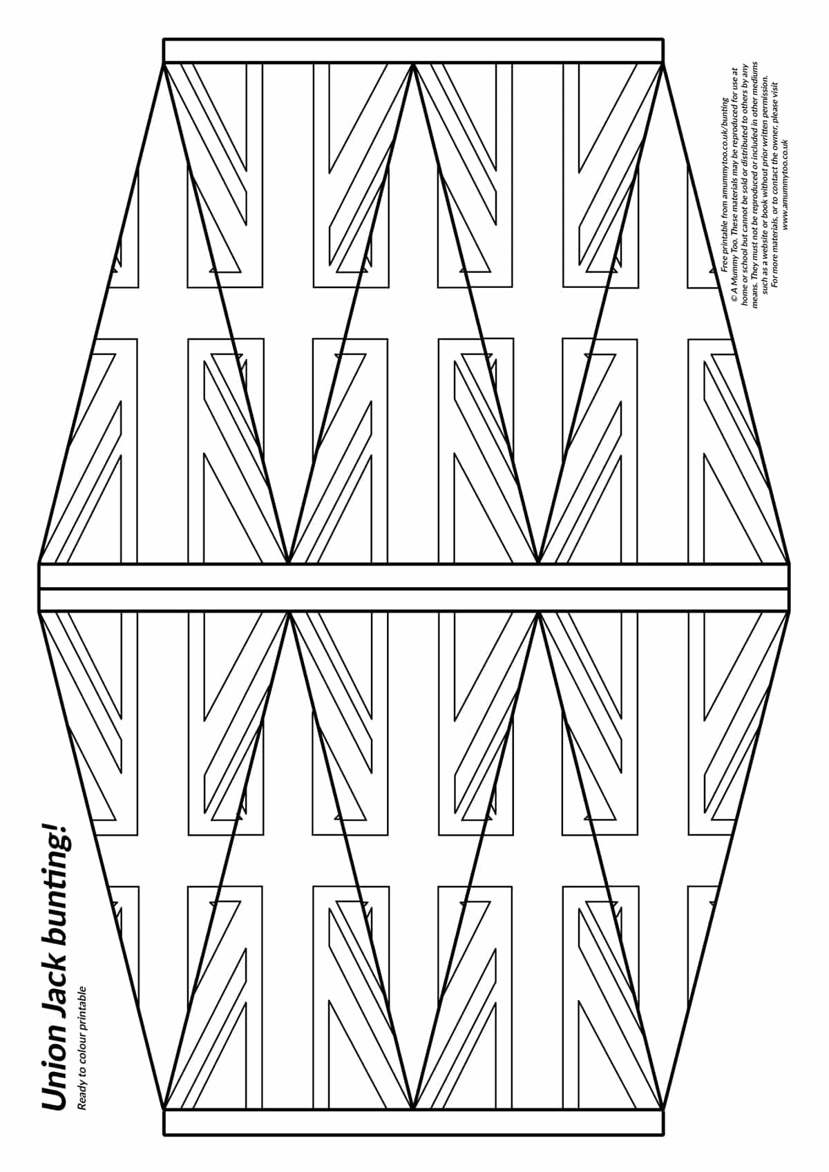 Detail Bunting Flag Template Nomer 35