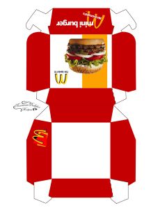 Detail Burger Packaging Template Nomer 18