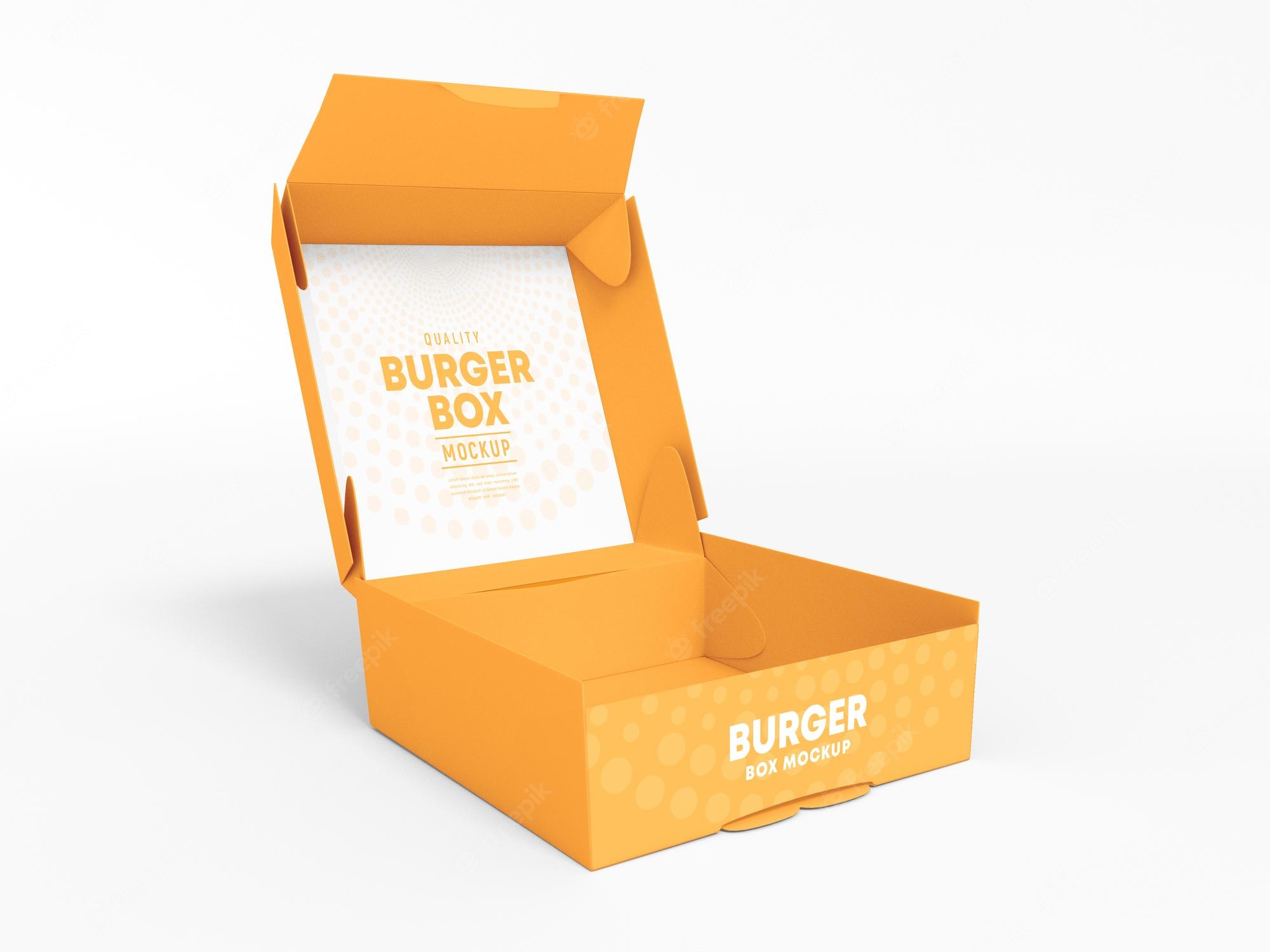 Detail Burger Packaging Template Nomer 20