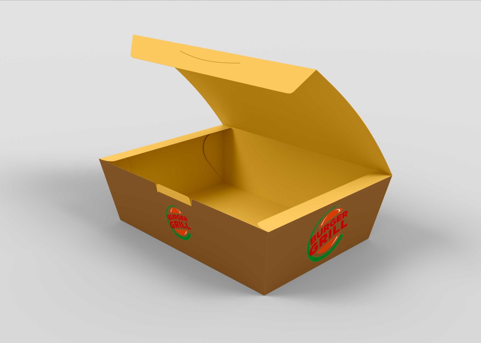 Detail Burger Packaging Template Nomer 54