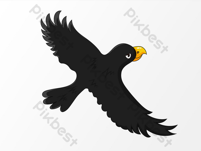 Detail Burung Gagak Vector Nomer 20