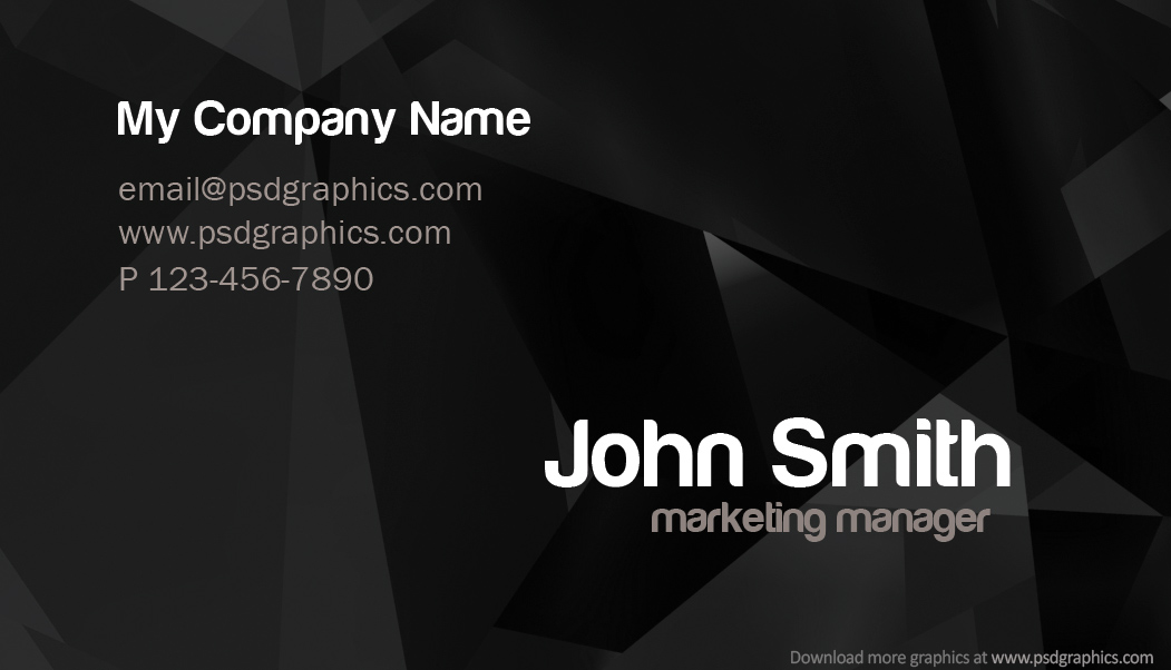 Detail Business Card Design Template Psd Nomer 43