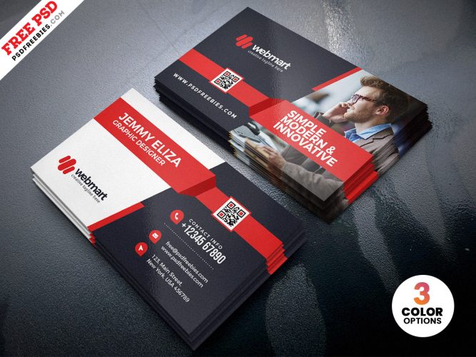 Detail Business Card Design Template Psd Nomer 8