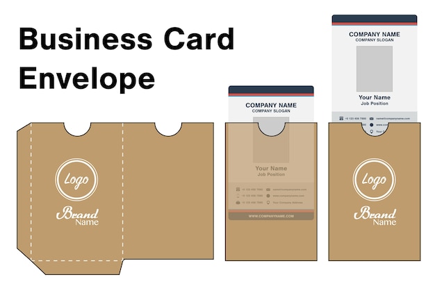 Detail Business Card Sleeve Template Nomer 8