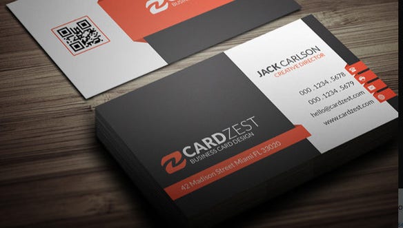 Detail Business Card Template Nomer 33