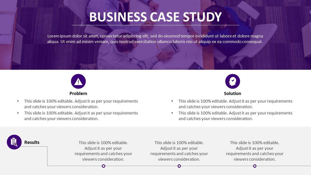 Detail Business Case Study Template Ppt Nomer 33