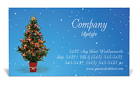 Detail Business Christmas Card Template Nomer 16