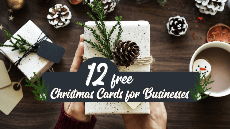 Detail Business Christmas Card Template Nomer 3