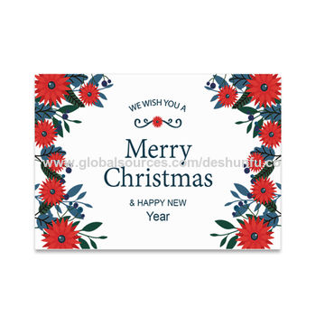 Detail Business Christmas Card Template Nomer 24