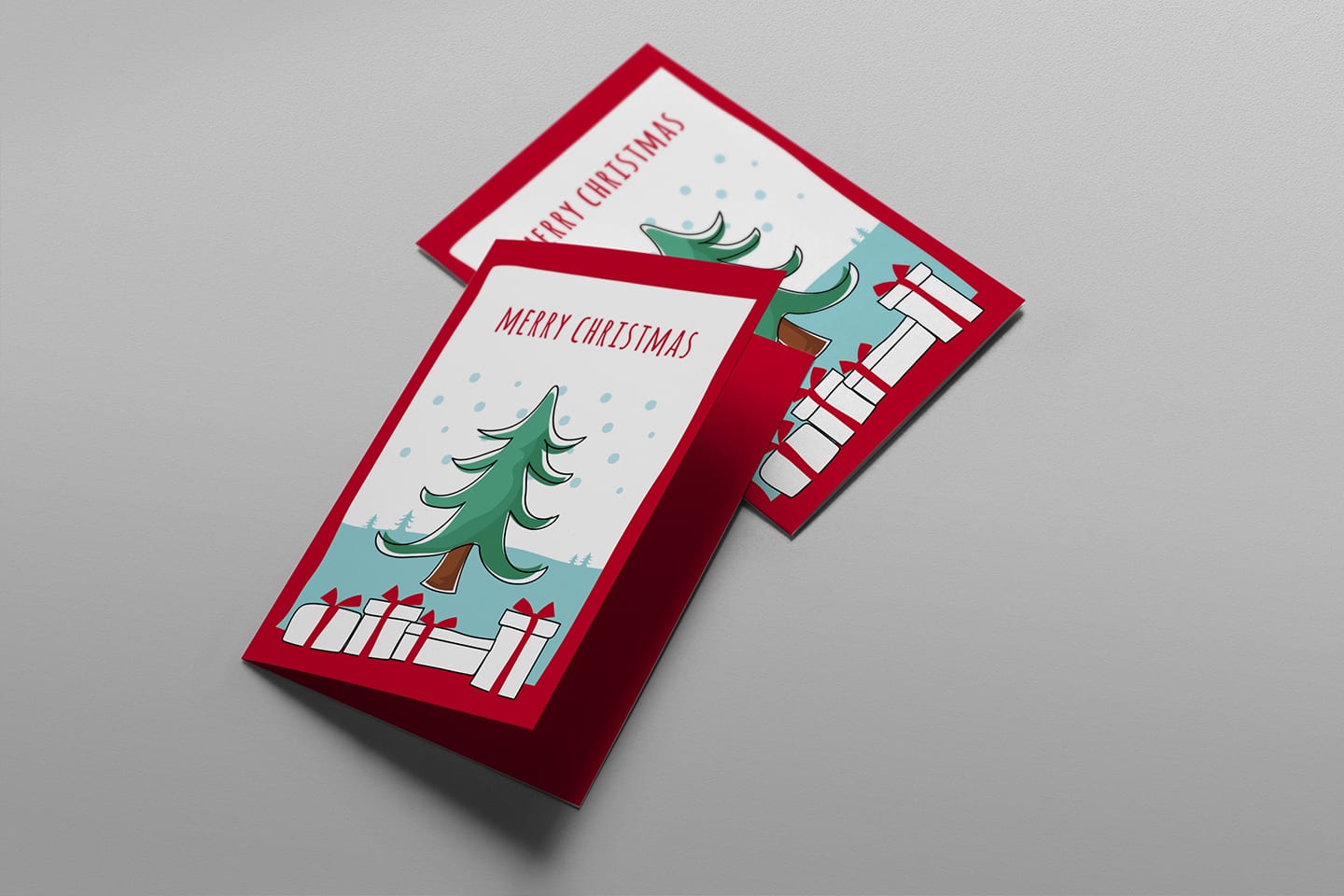 Detail Business Christmas Card Template Nomer 32