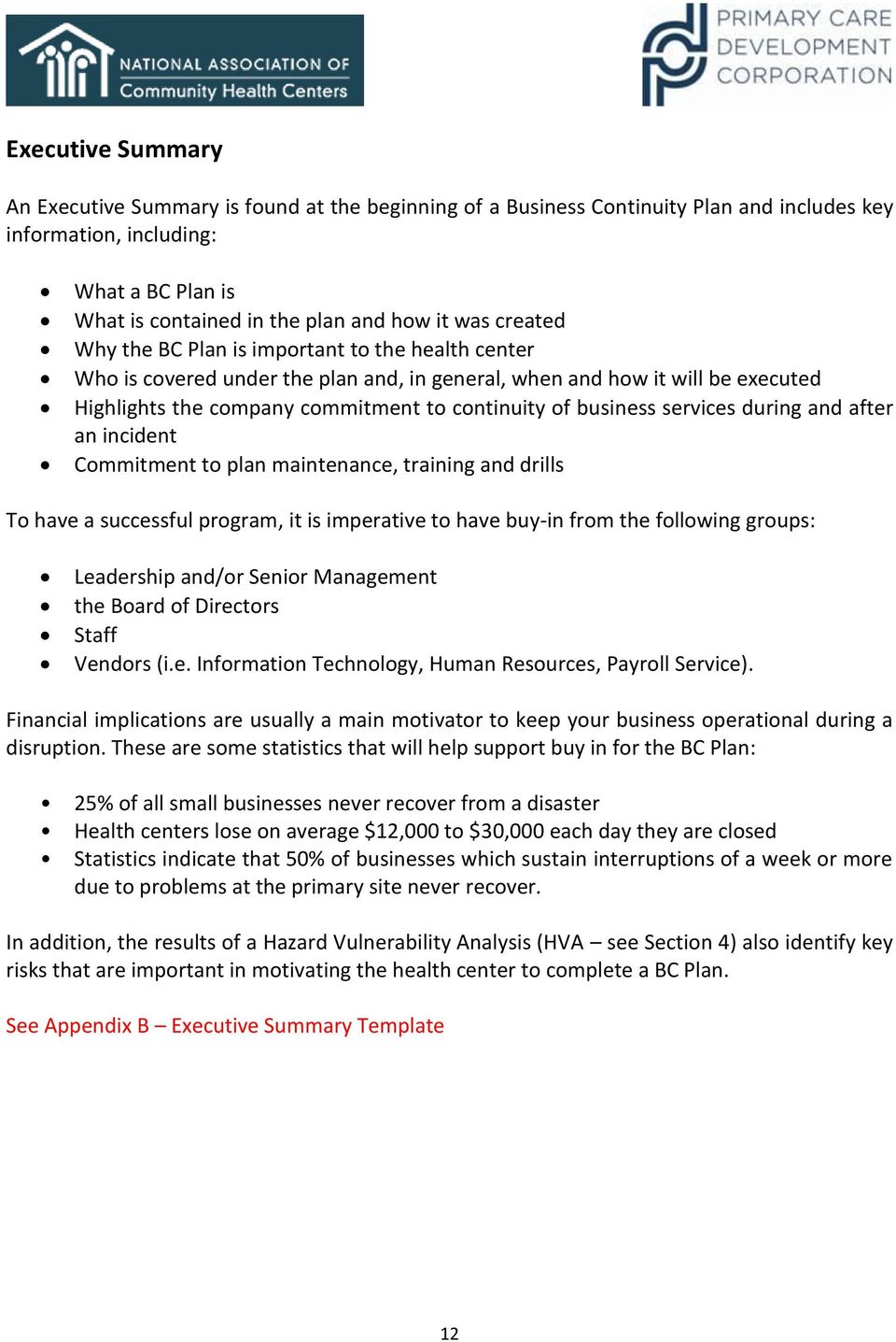 Detail Business Continuity Plan Template For Small Businesses Nomer 28