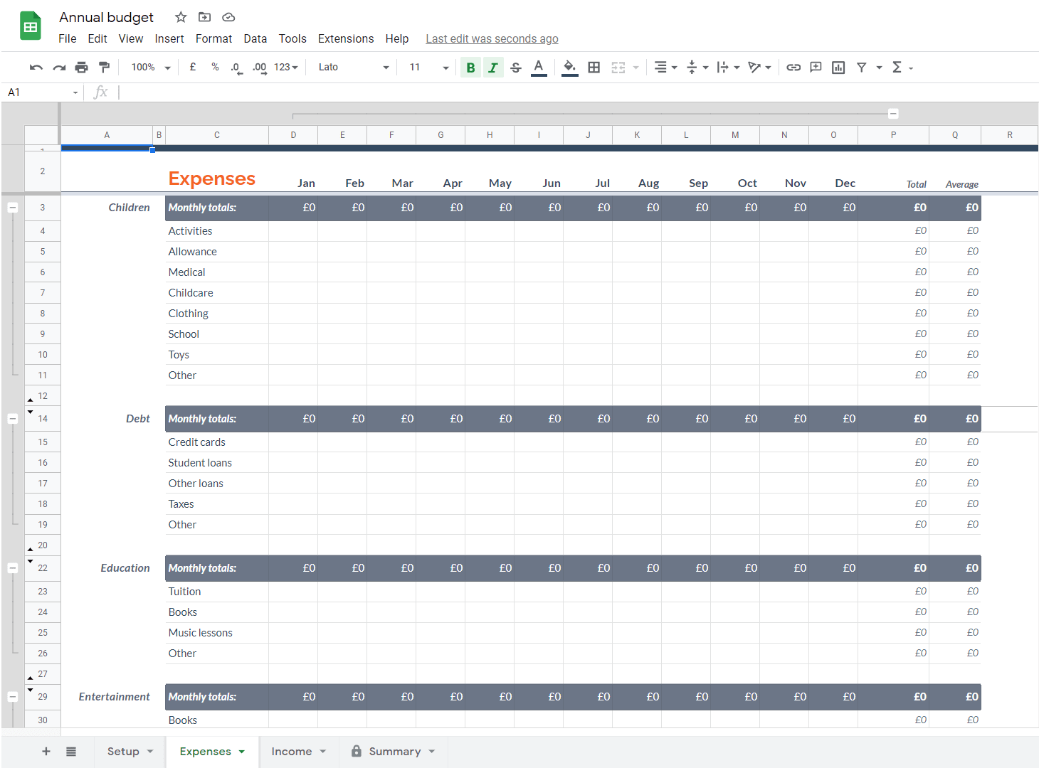 Detail Business Expenses Excel Template Nomer 20