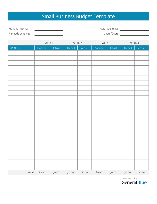 Detail Business Expenses Excel Template Nomer 48