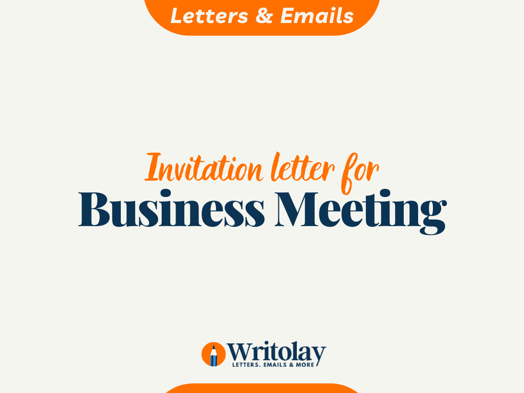 Detail Business Invitation Letter Template Nomer 29