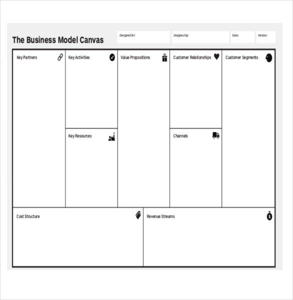 Detail Business Model Canvas Template Excel Nomer 8