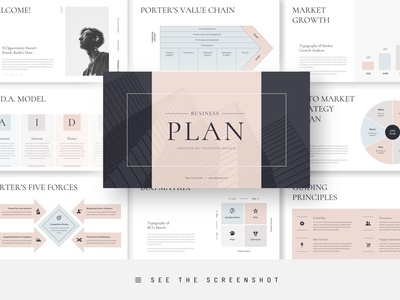 Detail Business Plan Creative Template Nomer 6