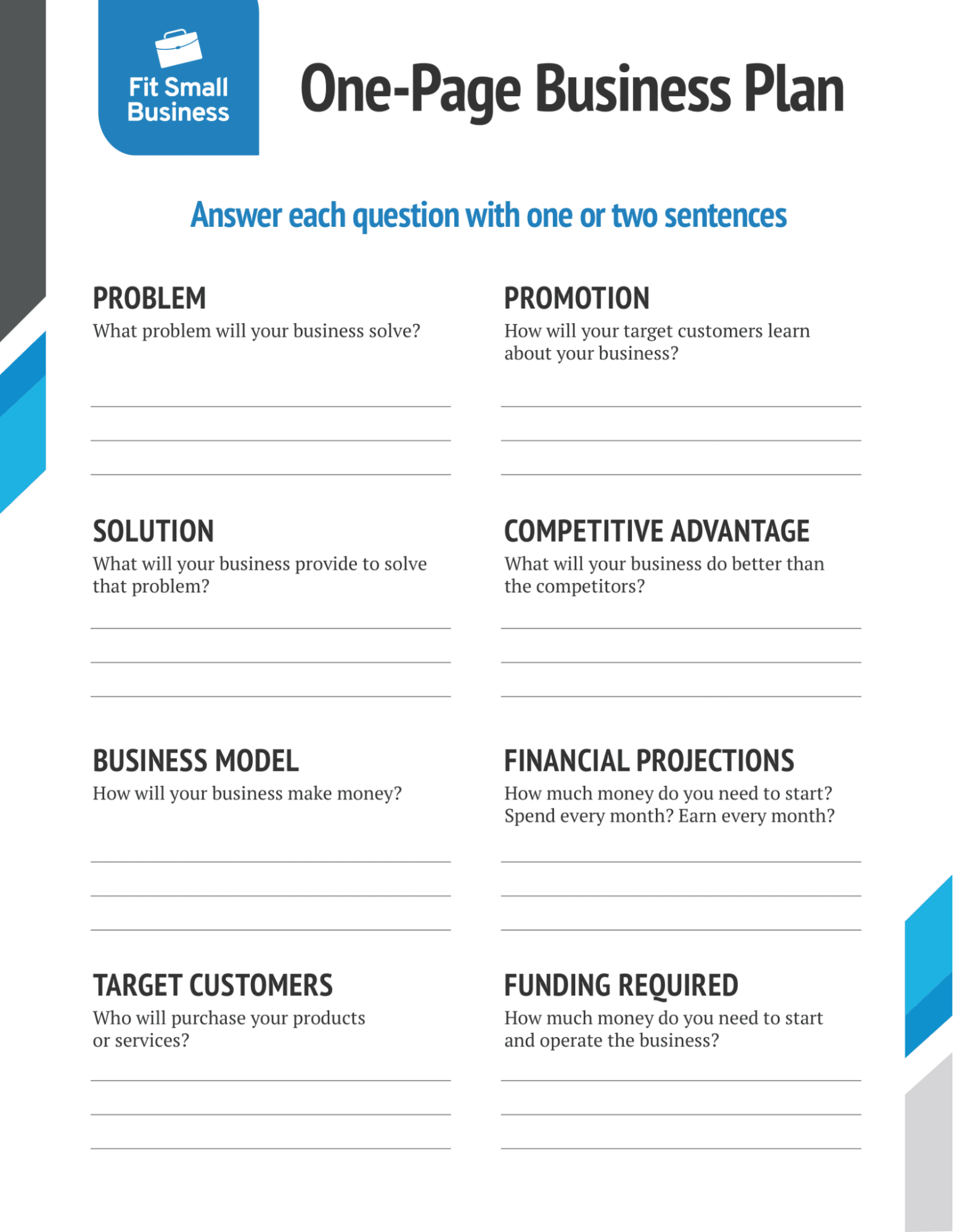 Detail Business Plan Template Nomer 11