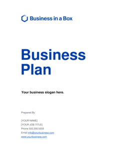 Detail Business Plan Template Nomer 27