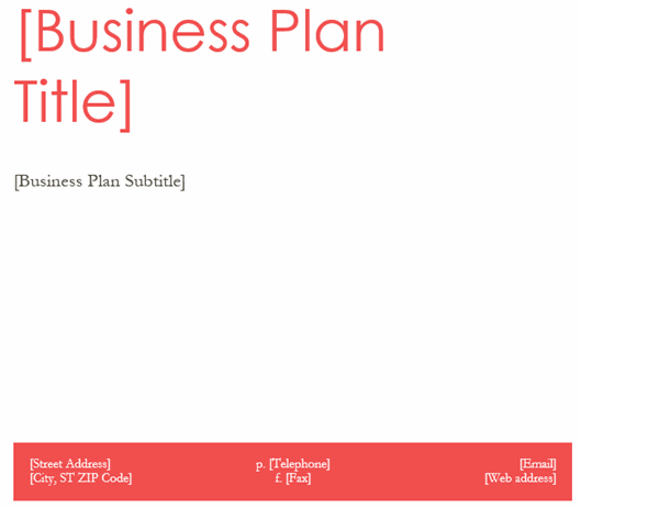 Detail Business Plan Template Nomer 36