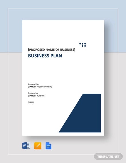 Detail Business Plan Template Nomer 53