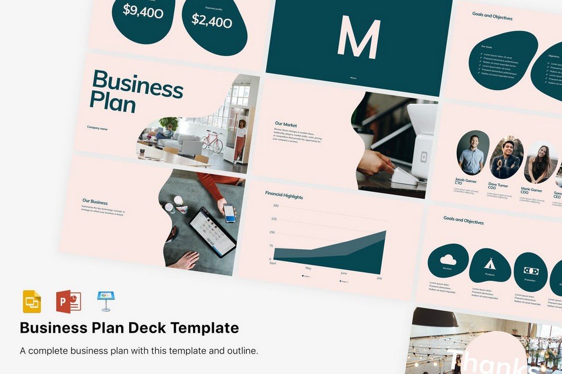 Detail Business Plan Template Ppt Nomer 25