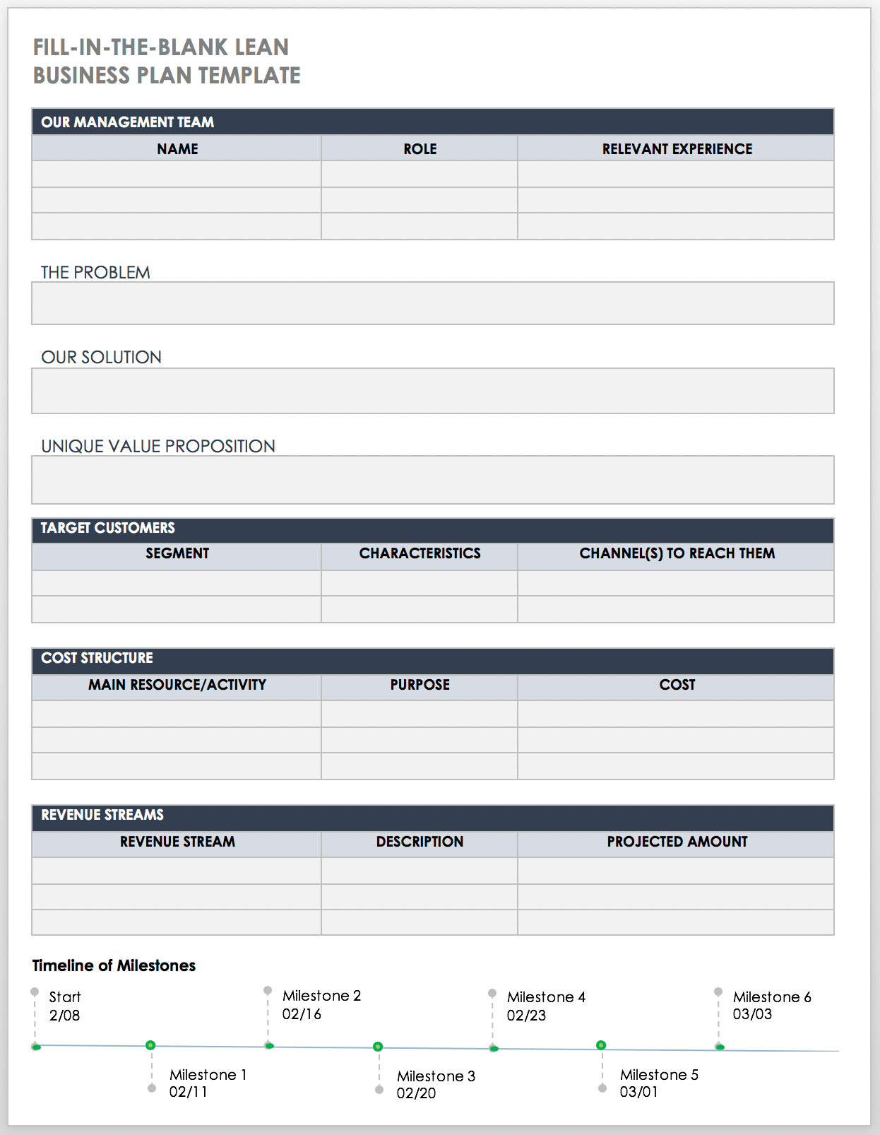 Detail Business Plan Template Word Download Nomer 25