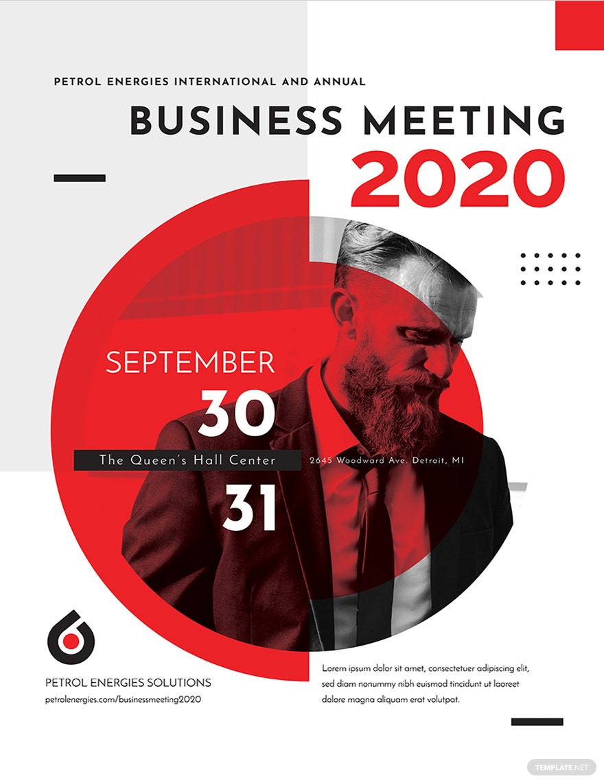 Download Business Poster Template Free Nomer 26