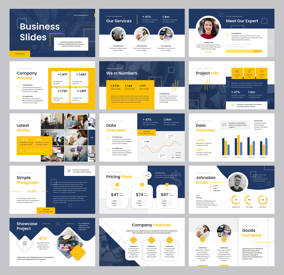 Detail Business Ppt Template Nomer 21