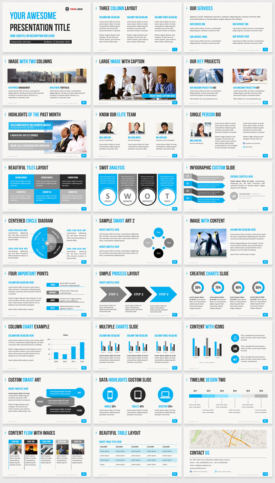 Detail Business Ppt Template Nomer 32