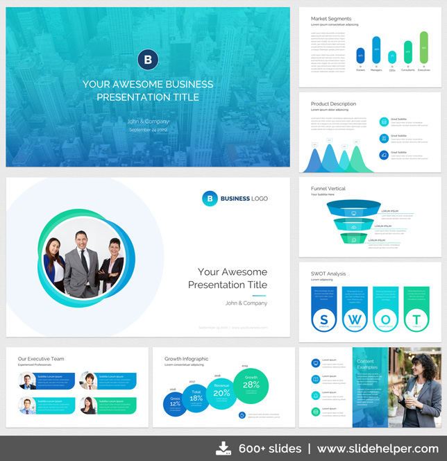 Detail Business Ppt Template Nomer 40