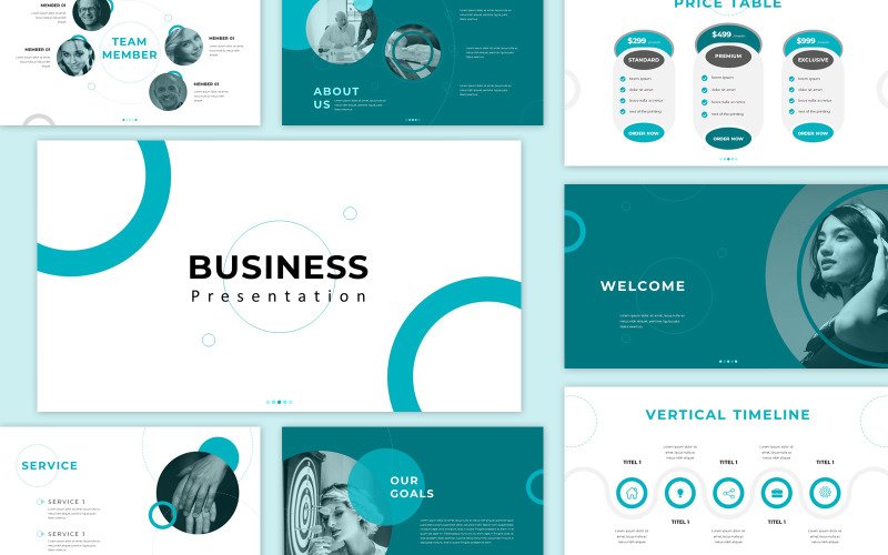 Detail Business Ppt Template Nomer 8