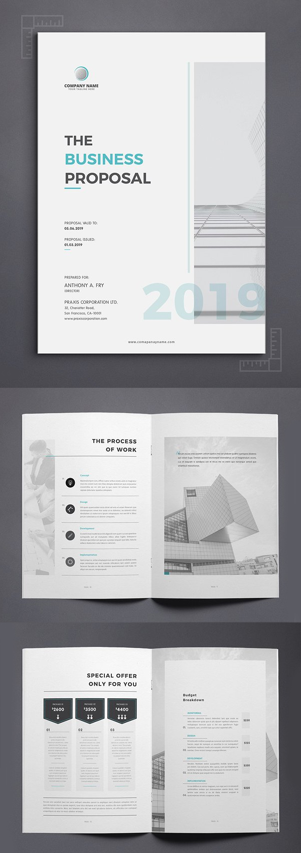 Detail Business Proposal Template Design Nomer 2