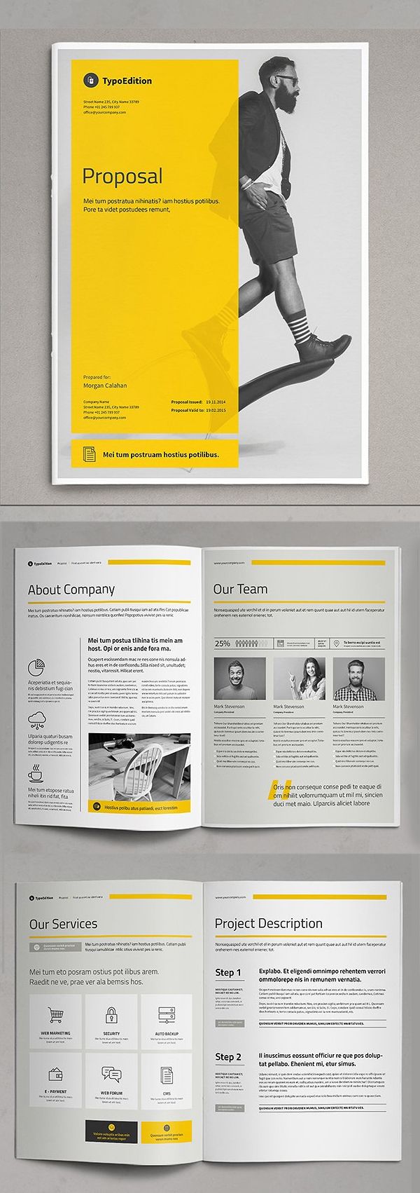 Detail Business Proposal Template Design Nomer 14