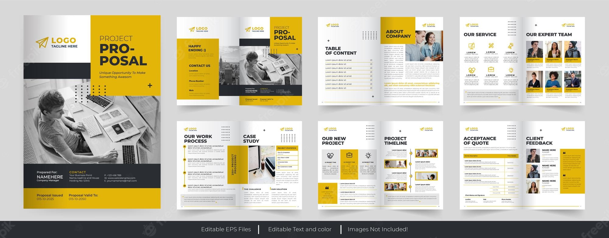 Detail Business Proposal Template Design Nomer 24