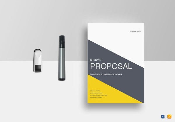 Detail Business Proposal Template Design Nomer 34