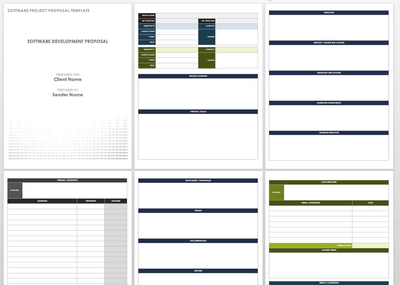 Detail Business Proposal Template Design Nomer 36