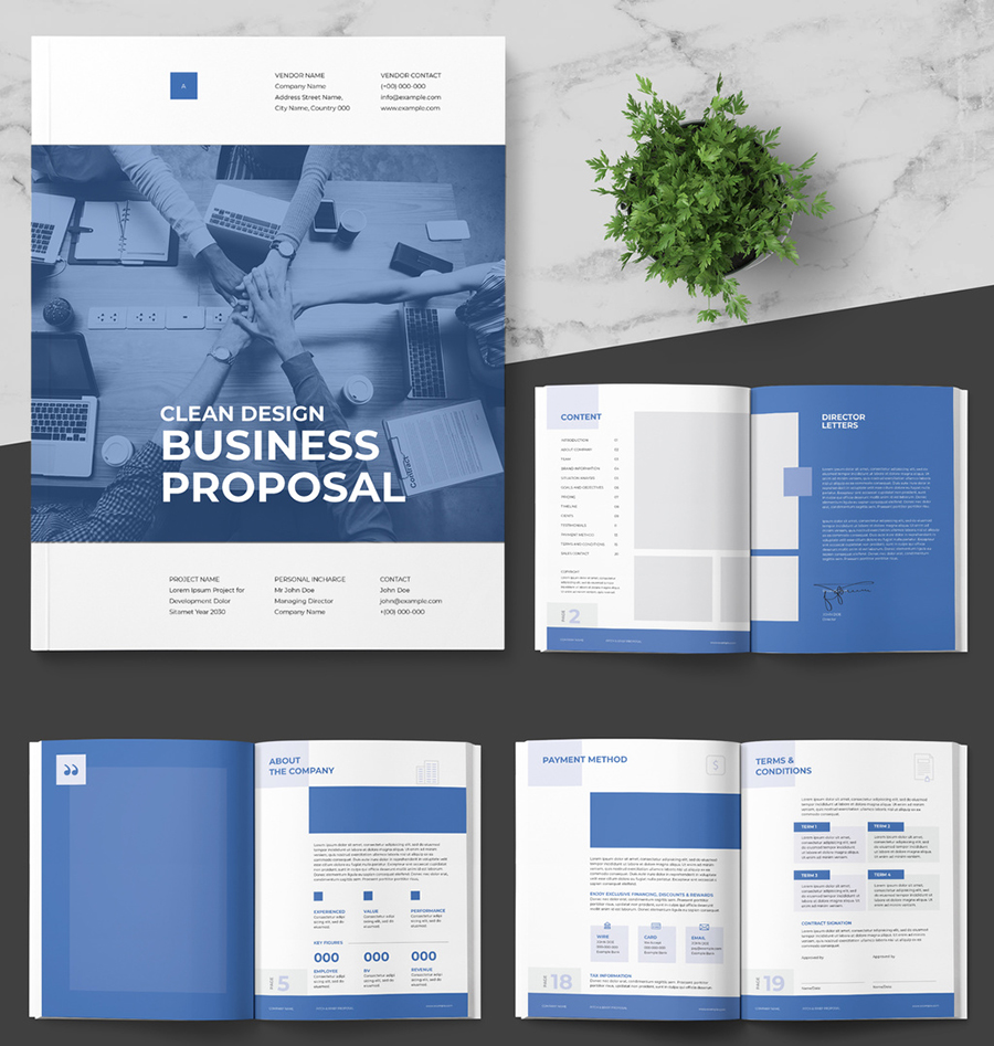 Detail Business Proposal Template Design Nomer 48