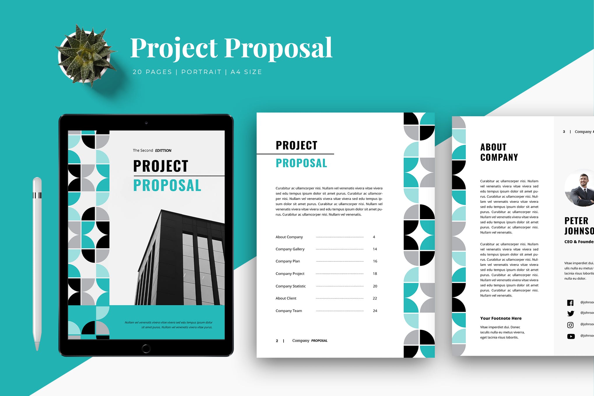 Detail Business Proposal Template Design Nomer 7