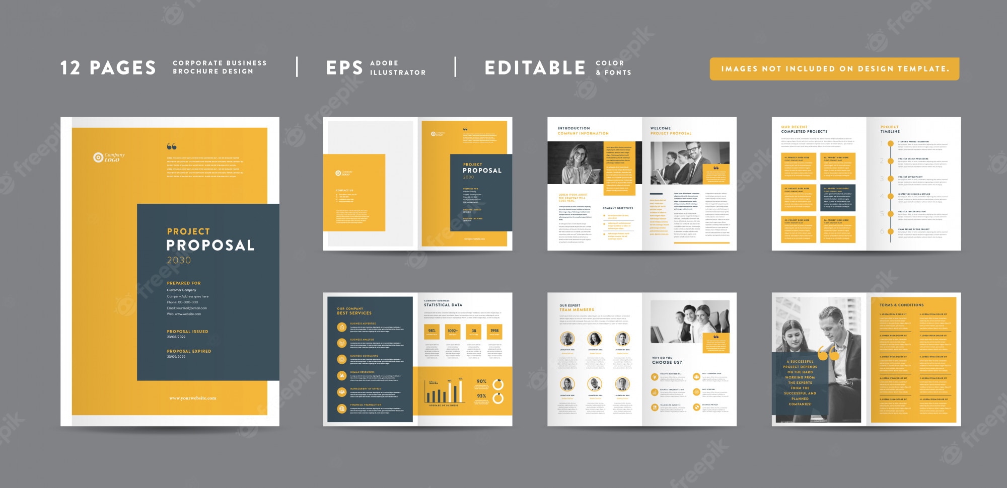 Detail Business Proposal Template Design Nomer 8