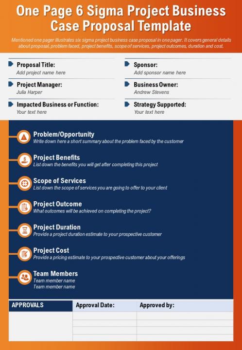 Detail Business Rationale Template Nomer 29