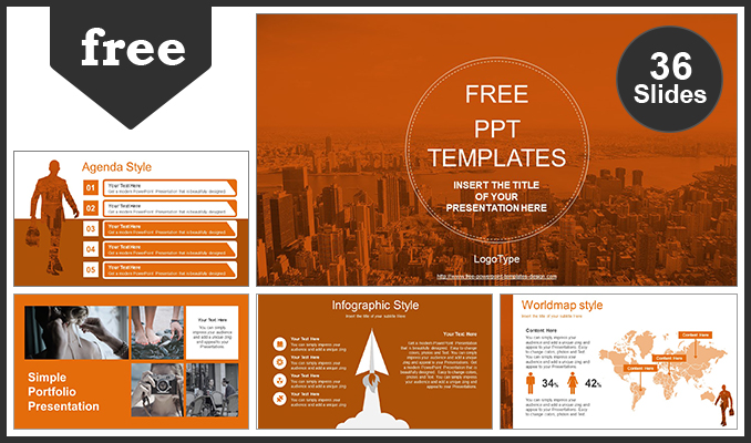 Detail Business Slide Presentation Template Nomer 18