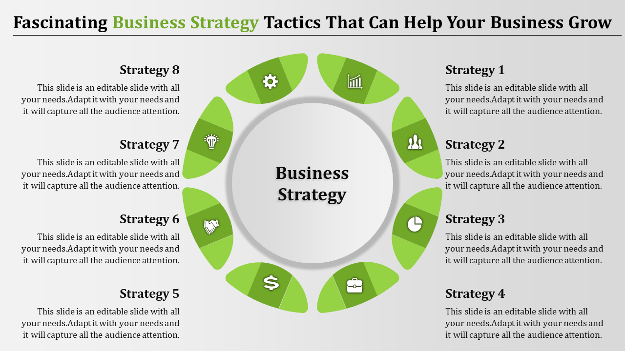 Detail Business Strategy Template Nomer 12