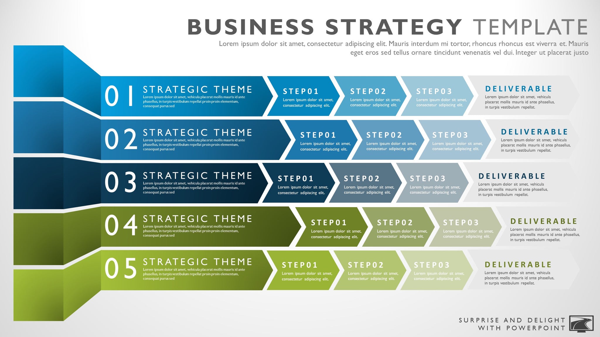 Detail Business Strategy Template Nomer 15