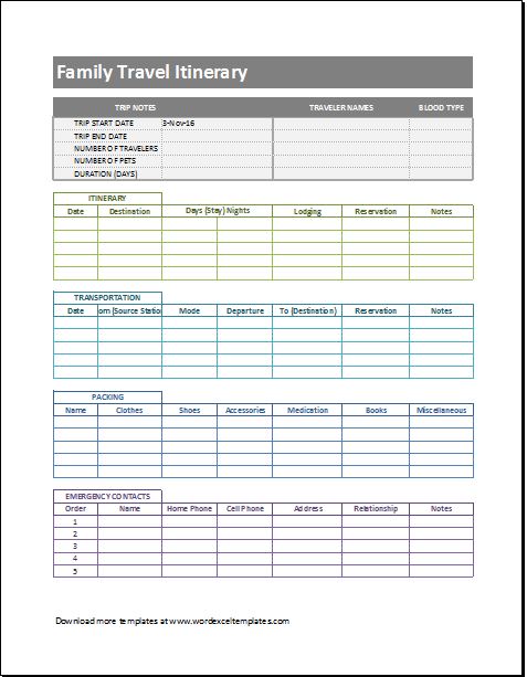 Detail Business Travel Template Excel Nomer 37