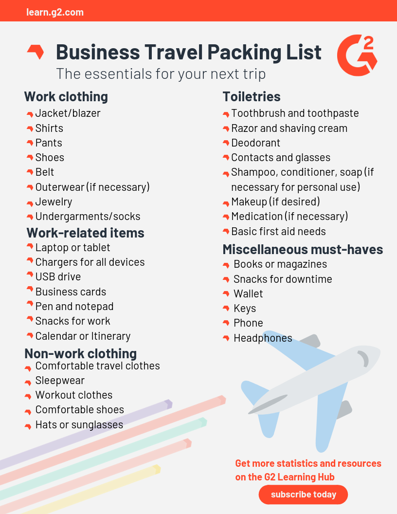 Detail Business Trip Checklist Template Nomer 26