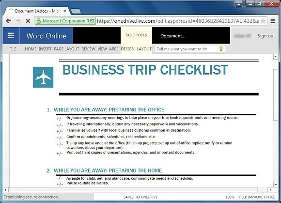 Detail Business Trip Checklist Template Nomer 27