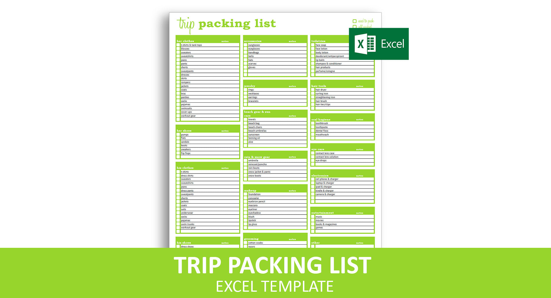 Detail Business Trip Checklist Template Nomer 33