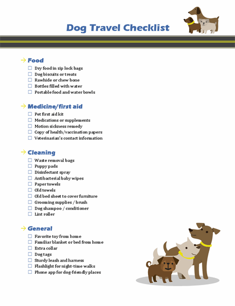 Detail Business Trip Checklist Template Nomer 40