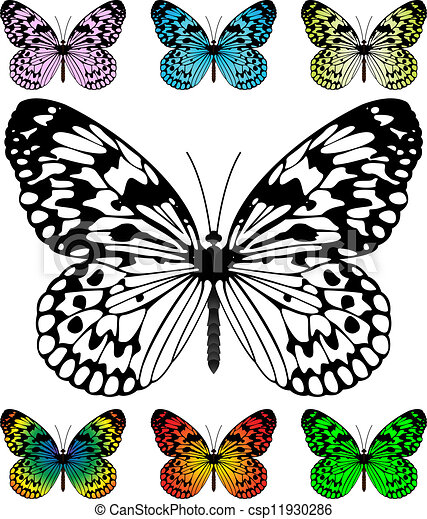 Detail Butterfly Kite Template Nomer 23